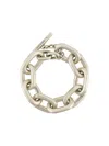 Parts Of Four Oversized Chain Bracelet In Silver