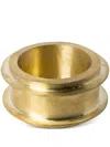 Parts Of Four Oxidised-finish Vessel In Gold