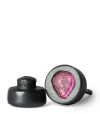 PARTS OF FOUR PARTS OF FOUR OXIDISED STERLING SILVER AND RUBY SINGLE STUD EARRING
