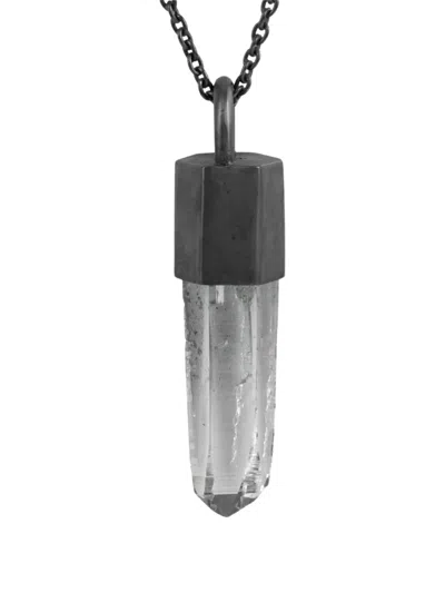 Parts Of Four Oxidierte Talisman Halskette In Black