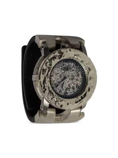 Parts Of Four P4—fob Watch #206 41mm In Silver