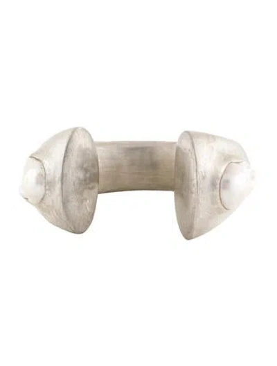 Pre-owned Parts Of Four Pearl Monster Druid Bracelet, 6.5" In Multi