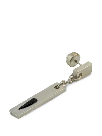 Parts Of Four Plate Dangle Earring In Metallic