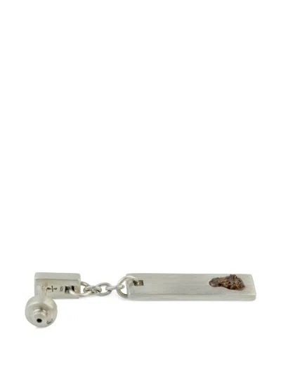 Parts Of Four Plate Dangle Earring In Metallic