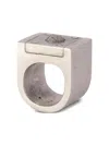Parts Of Four Plate Diamond Ring Single In Neutrals