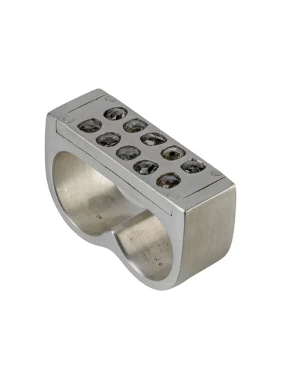 Parts Of Four Plate Double Ring In Metallic