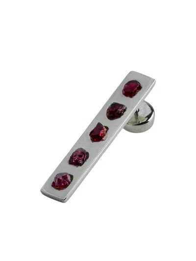 Parts Of Four Plate Earring In Metallic