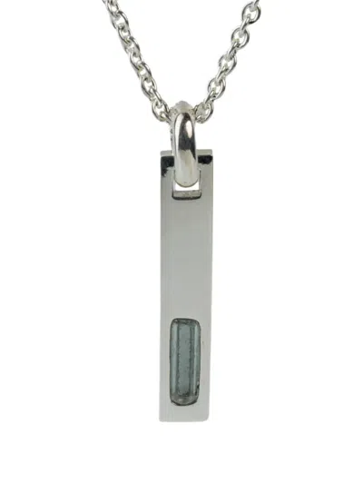 Parts Of Four Plate Necklace In Metallic