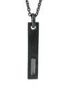 Parts Of Four Plate Necklace In Black