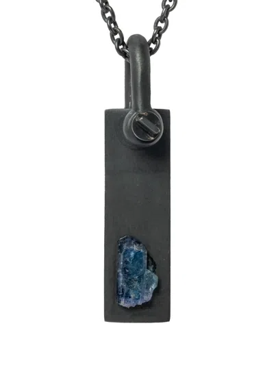 Parts Of Four Plate Necklace In Black