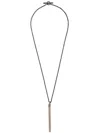 Parts Of Four Plate Necklace In Silver