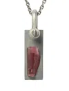 Parts Of Four Plate Necklace In Silver