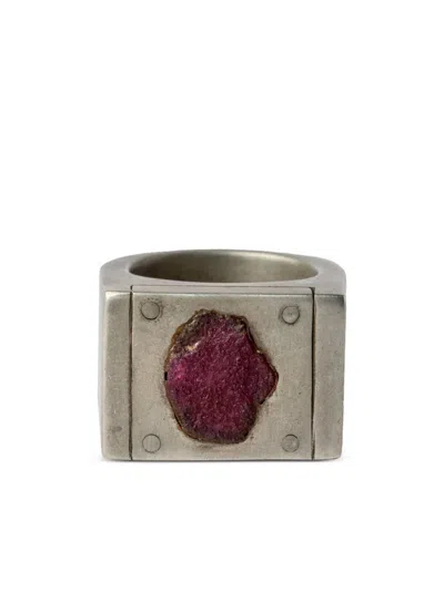 Parts Of Four Plate Ring In Silver
