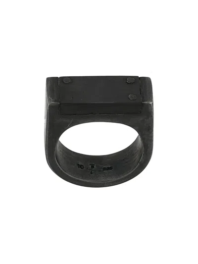 Parts Of Four Plate Ring Single In Silver