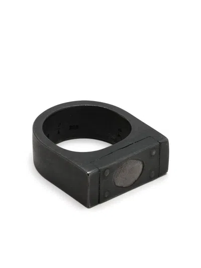 Parts Of Four Plate Single Ring In Black