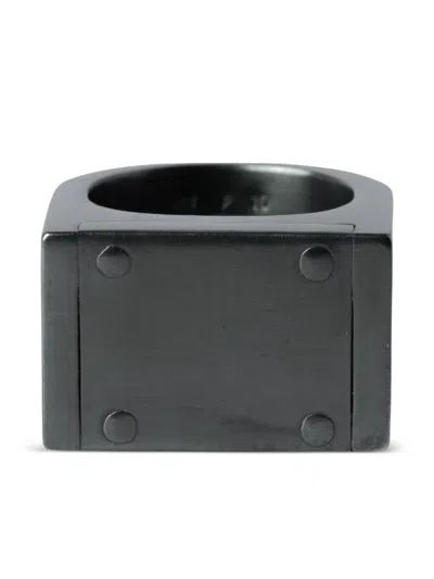 Parts Of Four Plate Single Ring In Black