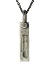 Parts Of Four Plate Sterling Silver Necklace In Silver