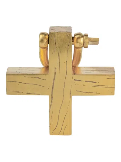 Parts Of Four Plus Cross-shaped Charm In Gold