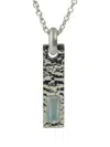 Parts Of Four Rectangular-frame Necklace In Metallic