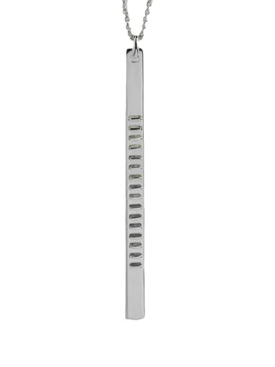 Parts Of Four Rectangular-plate Necklace In Metallic