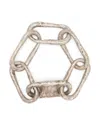 Parts Of Four Roman Large Link Bracelet In Silver