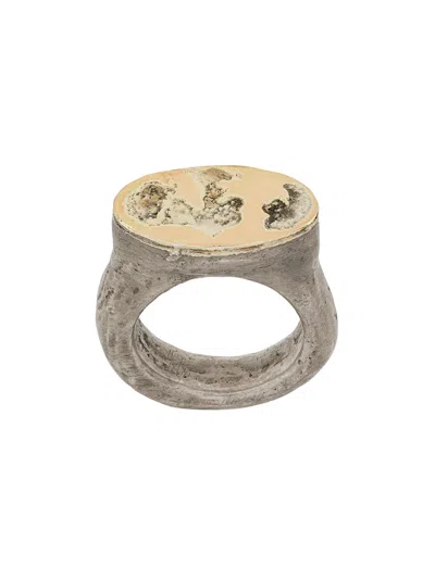 Parts Of Four Roman Ring In Metallic