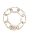 Parts Of Four Roman Small Link Bracelet In Silver