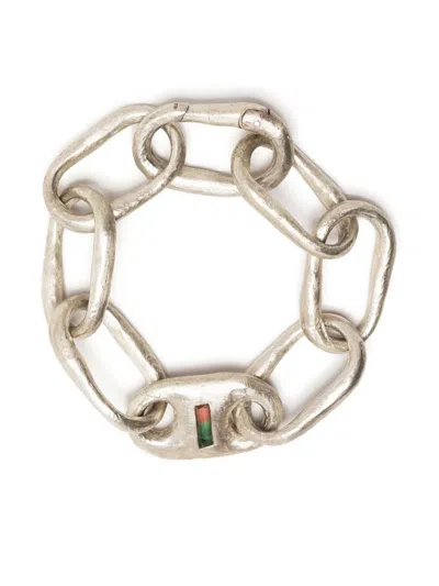 Parts Of Four Roman Small Link Bracelet In Metallic