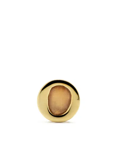 Parts Of Four Sapphire-embellished Stud Earring In Gold