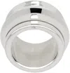Parts Of Four Silver Rotator Ring In Polished Silver