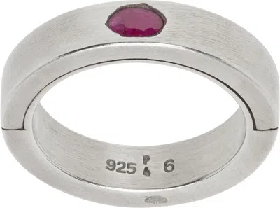 Parts Of Four Silver Sistema Ring In Dirty Sterling