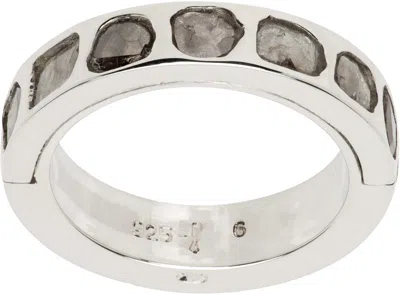 Parts Of Four Silver Sistema Ring In Polished Silver