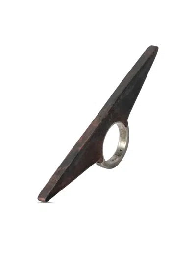 Parts Of Four Sistema 3d-detail Ring In Silver