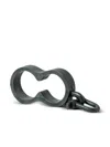 Parts Of Four Sistema Contour Charm Sterling Silver Ring In Black
