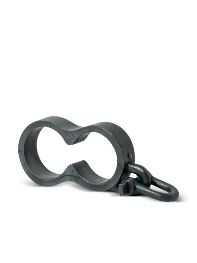 Parts Of Four Sistema Contour Charm Sterling Silver Ring In Black