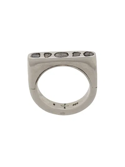 Parts Of Four Sistema Diamond Pavé Ring In Silver