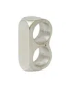 Parts Of Four Sistema Double Matte Sterling Silver Ring In Silver