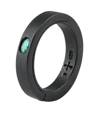 Parts Of Four Sistema Ring Mit Smaragd In Black