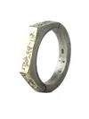 Parts Of Four Sistema Gold-plated Ring In Silver
