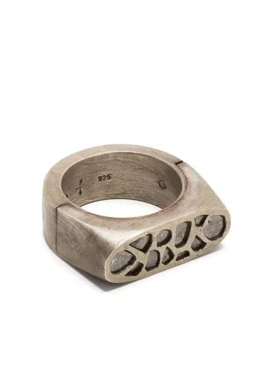 Parts Of Four Sistema Oval Ring In 银色
