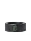 Parts Of Four Sistema Black Sterling Silver Sapphire Ring In Black