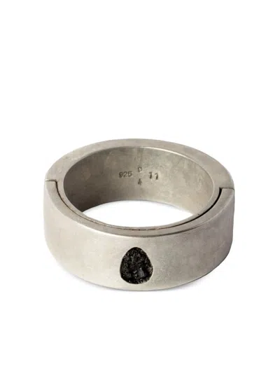 Parts Of Four Sistema Ring Sterling-silver Black-diamond Ring
