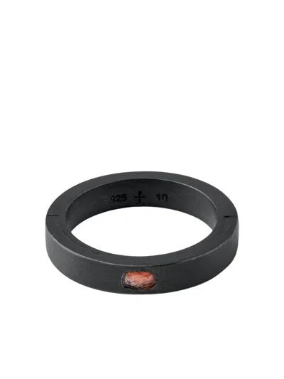 Parts Of Four Sistema Ring Mit Rosa Saphir In Black