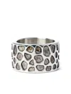 PARTS OF FOUR SISTEMA STERLING-SILVER DIAMOND RING