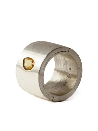 Parts Of Four Sistema Sterling-silver Sapphire Ring