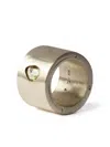 Parts Of Four Sistema Sterling-silver Sapphire Ring In Silver