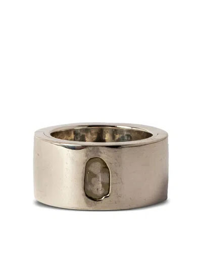 Parts Of Four Sistema Yellow-diamond Ring In Silver