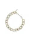 Parts Of Four Small Links Chain Bracelet In Grey