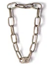 Parts Of Four Small Roman Link Necklace In Gold