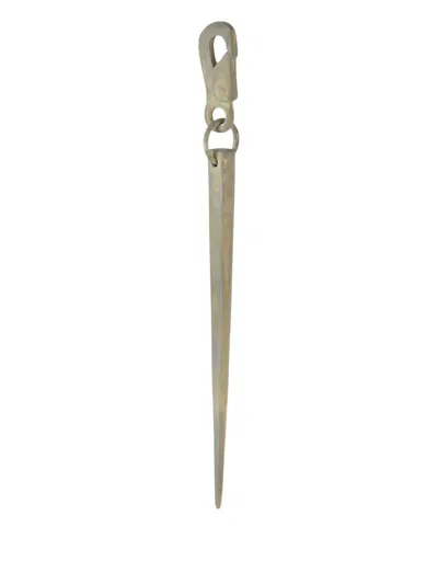 Parts Of Four Spike Clip In Metallic